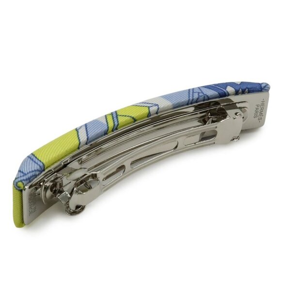 Hermes Eclipse PM Barrette Hair Clip Legend Blue White-yellow main image 5